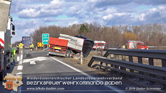 m 20190129 VU A2 RFB Wien Höhe Knoten Guntramsdorf - Einmündung A3 Foto: © Stefan Schneider