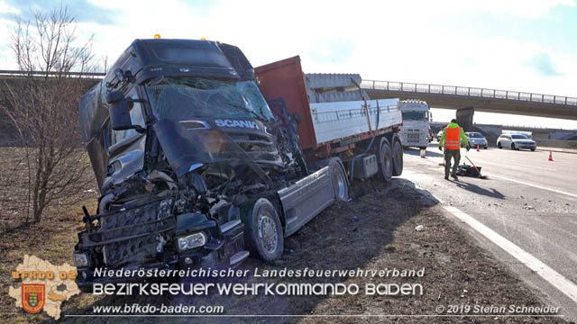 20190129 VU A2 RFB Wien Höhe Abfahrt Raststation Guntramsdorf Foto: © Stefan Schneider 20190129 VU A2 RFB Wien Höhe Abfahrt Raststation Guntramsdorf Foto: © Stefan Schneider