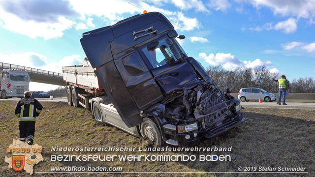 20190129 VU A2 RFB Wien Höhe Abfahrt Raststation Guntramsdorf Foto: © Stefan Schneider 20190129 VU A2 RFB Wien Höhe Abfahrt Raststation Guntramsdorf Foto: © Stefan Schneider