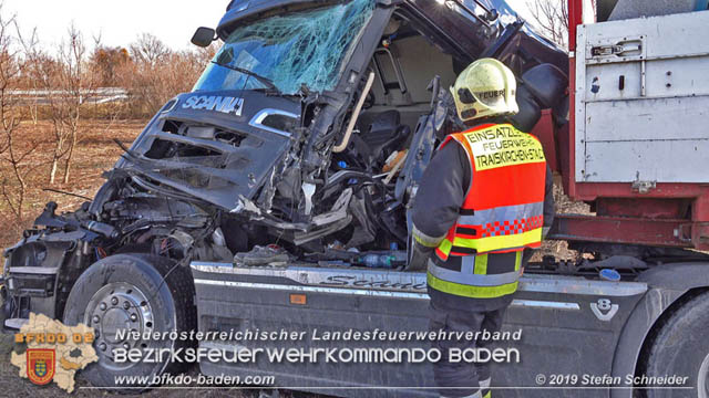 20190129 VU A2 RFB Wien Höhe Abfahrt Raststation Guntramsdorf Foto: © Stefan Schneider 20190129 VU A2 RFB Wien Höhe Abfahrt Raststation Guntramsdorf Foto: © Stefan Schneider