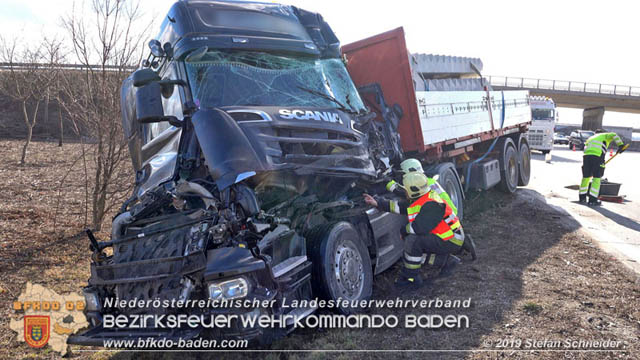 20190129 VU A2 RFB Wien Höhe Abfahrt Raststation Guntramsdorf Foto: © Stefan Schneider 20190129 VU A2 RFB Wien Höhe Abfahrt Raststation Guntramsdorf Foto: © Stefan Schneider