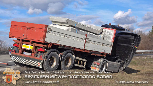 20190129 VU A2 RFB Wien Höhe Abfahrt Raststation Guntramsdorf Foto: © Stefan Schneider 20190129 VU A2 RFB Wien Höhe Abfahrt Raststation Guntramsdorf Foto: © Stefan Schneider