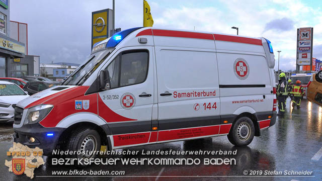 20190212 Verkehrsunfall auf der LB17 in Oeynhausen/Tribuswinkel  Foto: © Stefan Schneider