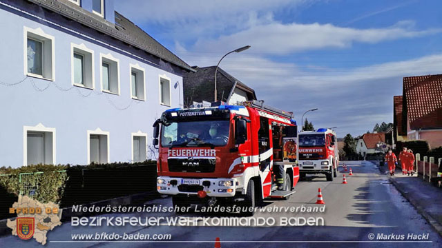 20190213 Brand in einem Wohnhaus in Pottenstein  Foto:  ASB Markus Hackl FF Pottenstein