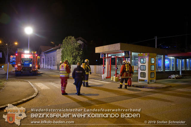 20190213 Schadstoffalarm am Bahnhof Pottendorf-Landegg  Foto:  Stefan Schneider