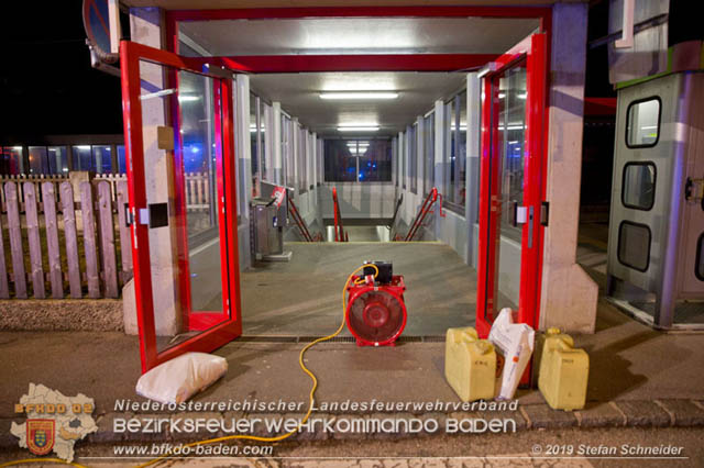 20190213 Schadstoffalarm am Bahnhof Pottendorf-Landegg  Foto:  Stefan Schneider