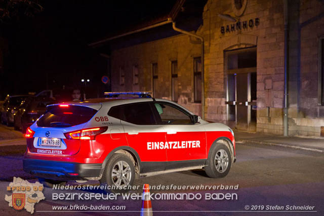 20190213 Schadstoffalarm am Bahnhof Pottendorf-Landegg  Foto:  Stefan Schneider