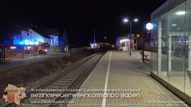 20190213 Schadstoffalarm am Bahnhof Pottendorf-Landegg  Foto:  Stefan Schneider