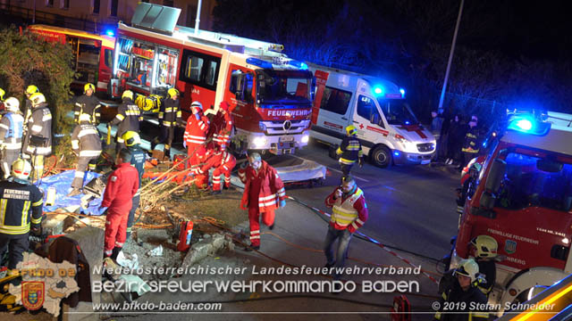 20190224 Schwerer Verkehrsunfall auf der LB18 in St.Veit a.d.Triesting  Foto: © Stefan Schneider 