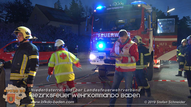 20190224 Schwerer Verkehrsunfall auf der LB18 in St.Veit a.d.Triesting  Foto: © Stefan Schneider 