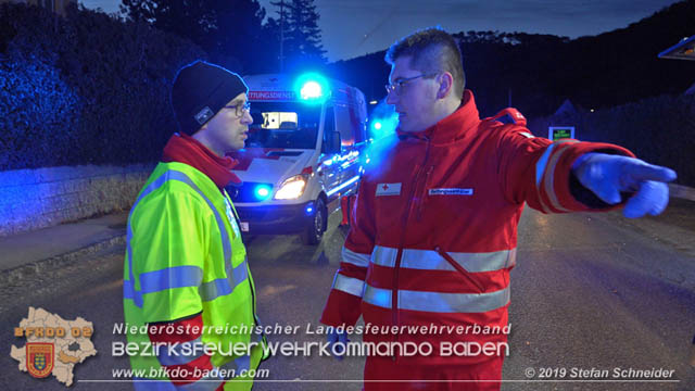 20190224 Schwerer Verkehrsunfall auf der LB18 in St.Veit a.d.Triesting  Foto: © Stefan Schneider 