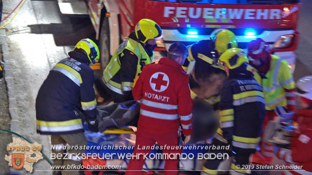 20190224 Schwerer Verkehrsunfall auf der LB18 in St.Veit a.d.Triesting  Foto: © Stefan Schneider 