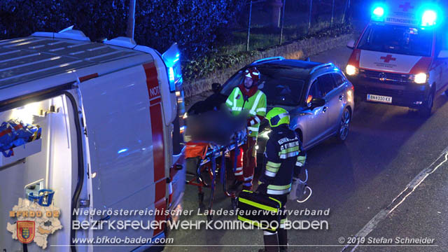 20190224 Schwerer Verkehrsunfall auf der LB18 in St.Veit a.d.Triesting  Foto: © Stefan Schneider 