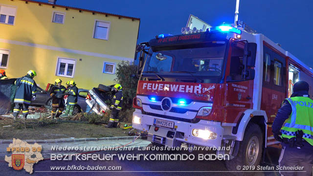 20190224 Schwerer Verkehrsunfall auf der LB18 in St.Veit a.d.Triesting  Foto: © Stefan Schneider 