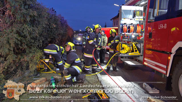 20190224 Schwerer Verkehrsunfall auf der LB18 in St.Veit a.d.Triesting  Foto: © Stefan Schneider 