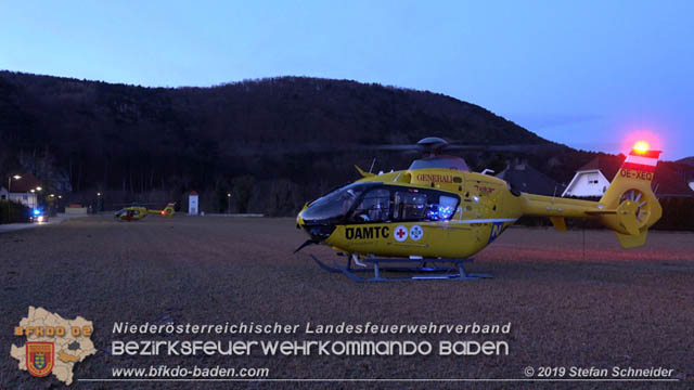 20190224 Schwerer Verkehrsunfall auf der LB18 in St.Veit a.d.Triesting  Foto: © Stefan Schneider 