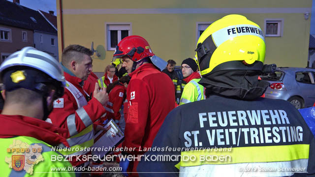 20190224 Schwerer Verkehrsunfall auf der LB18 in St.Veit a.d.Triesting  Foto: © Stefan Schneider 