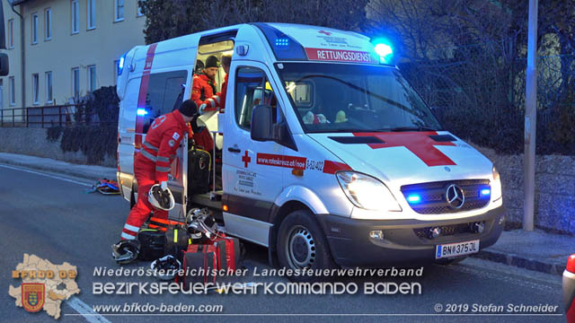 20190224 Schwerer Verkehrsunfall auf der LB18 in St.Veit a.d.Triesting  Foto: © Stefan Schneider 