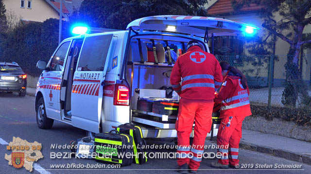 20190224 Schwerer Verkehrsunfall auf der LB18 in St.Veit a.d.Triesting  Foto: © Stefan Schneider 