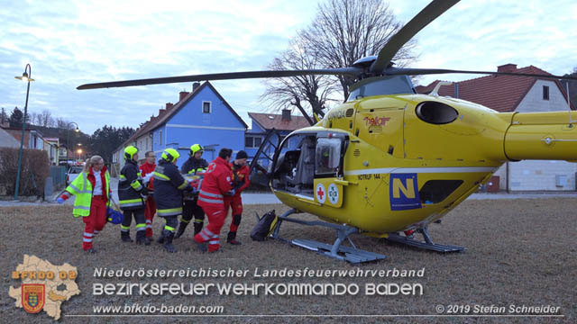 20190224 Schwerer Verkehrsunfall auf der LB18 in St.Veit a.d.Triesting  Foto: © Stefan Schneider 