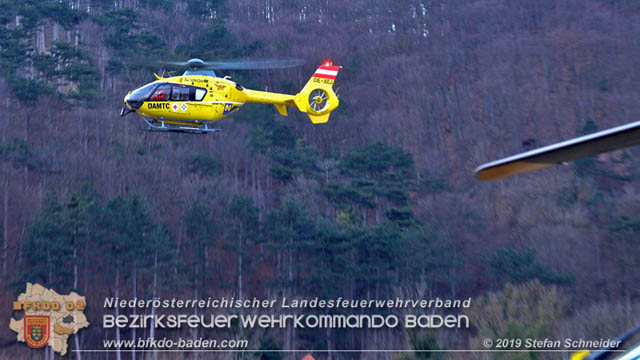 20190224 Schwerer Verkehrsunfall auf der LB18 in St.Veit a.d.Triesting  Foto: © Stefan Schneider 