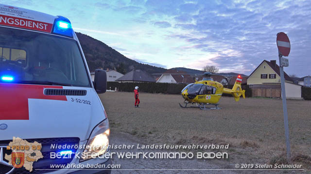 20190224 Schwerer Verkehrsunfall auf der LB18 in St.Veit a.d.Triesting  Foto: © Stefan Schneider 