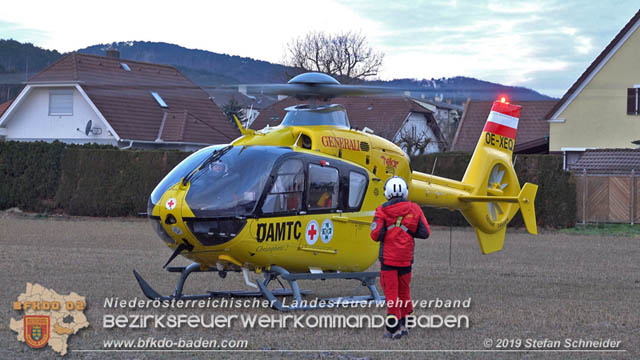 20190224 Schwerer Verkehrsunfall auf der LB18 in St.Veit a.d.Triesting  Foto: © Stefan Schneider 