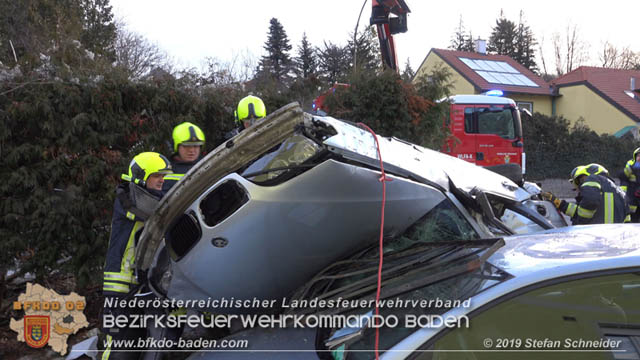 20190224 Schwerer Verkehrsunfall auf der LB18 in St.Veit a.d.Triesting  Foto: © Stefan Schneider 