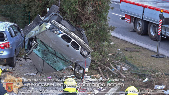 20190224 Schwerer Verkehrsunfall auf der LB18 in St.Veit a.d.Triesting  Foto: © Stefan Schneider 