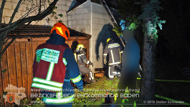 20190402 Brand eines Nebengebudes in Tribuswinkel  Foto:  Stefan Schneider