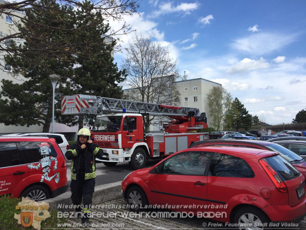 20190407 Kuechenbrand Bad Voeslau - Foto www.ffbv.at