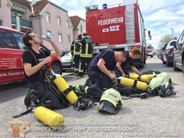 20190407 Kuechenbrand Bad Voeslau - Foto www.ffbv.at