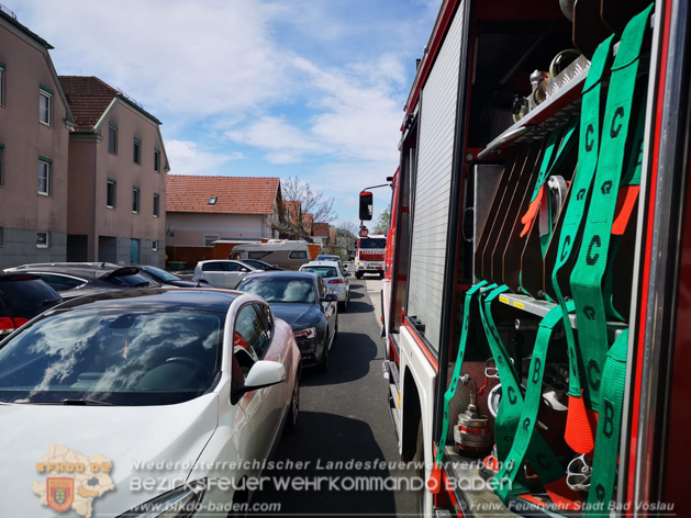 20190407 Kuechenbrand Bad Voeslau - Foto www.ffbv.at