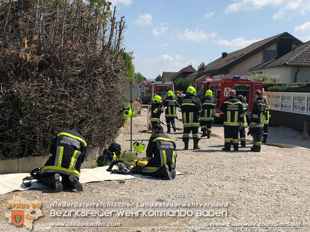 20190501 FF Pottendorf untersttzt bei Kchenbrand in Ebenfurth Bezirk WN  Foto:  Freiwillige Feuerwehr Ebenfurth-Stadt