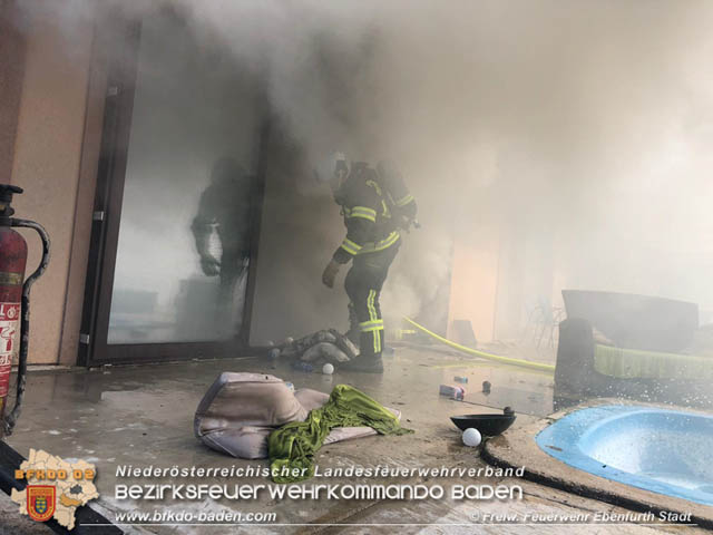 20190501 FF Pottendorf untersttzt bei Kchenbrand in Ebenfurth Bezirk WN  Foto:  Freiwillige Feuerwehr Ebenfurth-Stadt