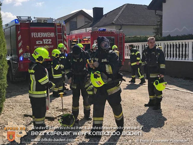 20190501 FF Pottendorf untersttzt bei Kchenbrand in Ebenfurth Bezirk WN  Foto:  Freiwillige Feuerwehr Pottendorf
