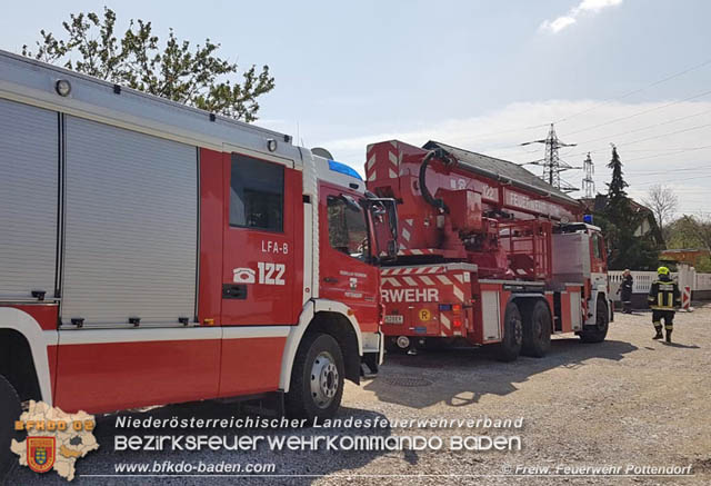 20190501 FF Pottendorf untersttzt bei Kchenbrand in Ebenfurth Bezirk WN  Foto:  Freiwillige Feuerwehr Pottendorf