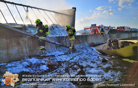20190524 Schwerer LKW Unfall auf der A2 zwischen Wllersdorf u. Leobersdorf  Foto:   FF Leobersdorf