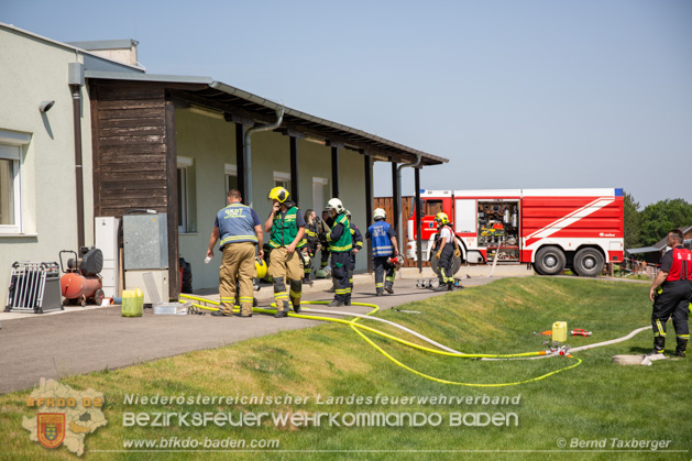 20190614 Grobrand Leobersdorf - Fotos: Bernd Taxberger, FF Leobersdorf, FF Bad Vslau