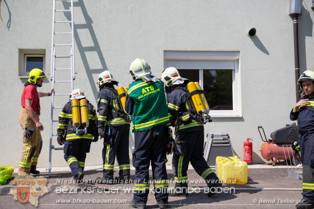 20190614 Grobrand Leobersdorf - Fotos: Bernd Taxberger, FF Leobersdorf, FF Bad Vslau