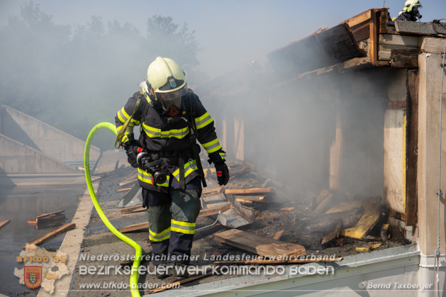 20190614 Grobrand Leobersdorf - Fotos: Bernd Taxberger, FF Leobersdorf, FF Bad Vslau