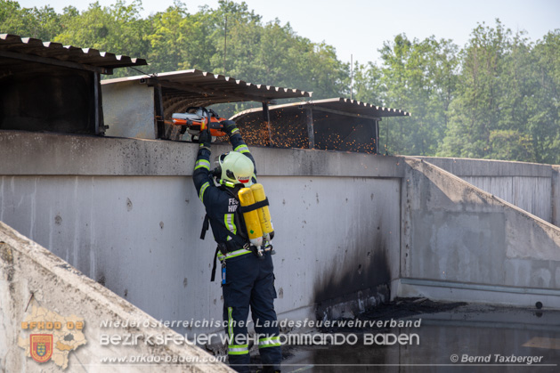 20190614 Grobrand Leobersdorf - Fotos: Bernd Taxberger, FF Leobersdorf, FF Bad Vslau