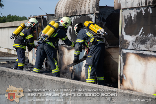 20190614 Grobrand Leobersdorf - Fotos: Bernd Taxberger, FF Leobersdorf, FF Bad Vslau