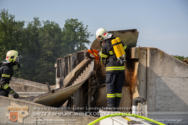 20190614 Grobrand Leobersdorf - Fotos: Bernd Taxberger, FF Leobersdorf, FF Bad Vslau