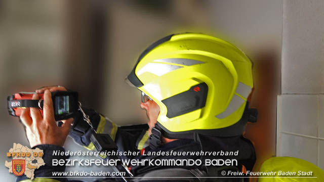 20190706 Küchenbrand in Badener Mehrparteien-Wohnhausanlage rasch gelöscht Foto: © Stefan Schneider FF Baden-Stadt 20190706 Küchenbrand in Badener Mehrparteien-Wohnhausanlage rasch gelöscht Foto: © Stefan Schneider FF Baden-Stadt
