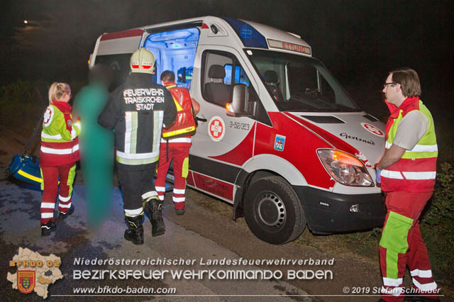 20190713 Brand in einem Traiskirchener Kleingartenhaus  Foto: © Stefan Schneider BFK Baden