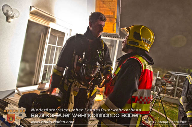 20190713 Brand in einem Traiskirchener Kleingartenhaus  Foto: © Stefan Schneider BFK Baden