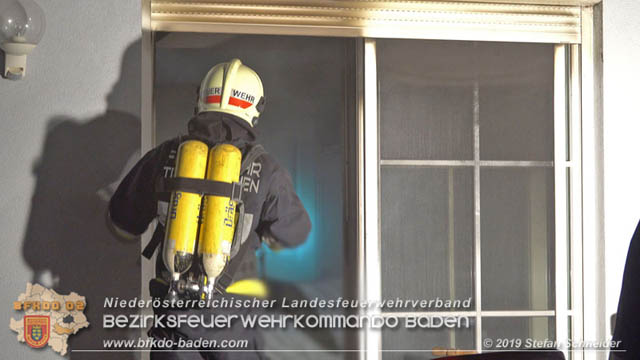 20190713 Brand in einem Traiskirchener Kleingartenhaus  Foto: © Stefan Schneider BFK Baden