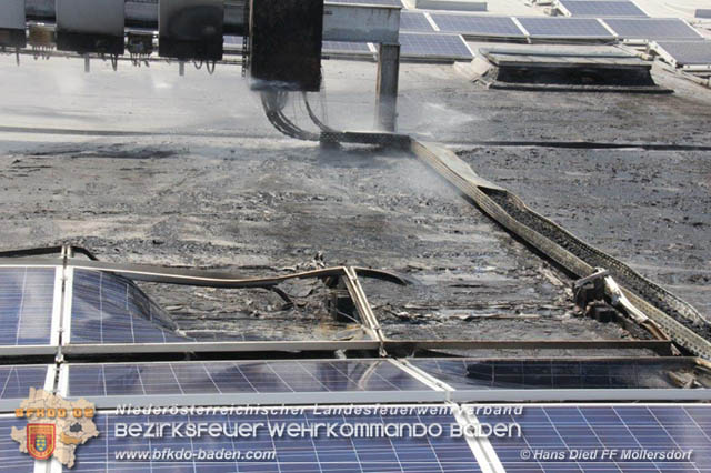 20190715 Brand mehrerer Photovoltaikpaneele am Dach einer Halle im Gewerbepark-Traiskirchen Foto: © Hans Dietl FF Möllersdorf 20190715 Brand mehrerer Photovoltaikpaneele am Dach einer Halle im Gewerbepark-Traiskirchen Foto: © Hans Dietl FF Möllersdorf