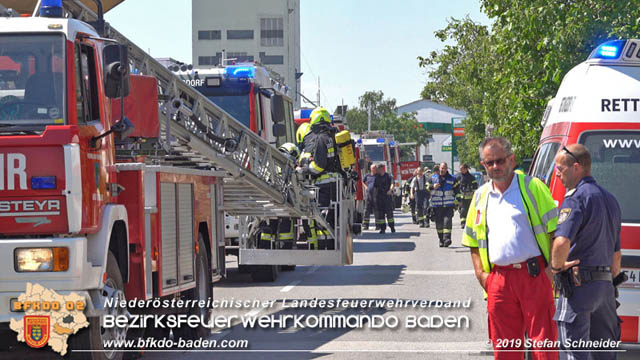 20190724 Brand bei einer Tattendorfer Reihenhausanlage  Foto: © Stefan Schneider